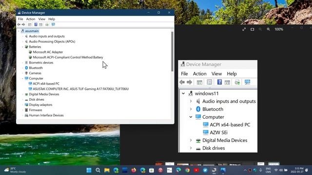 Device manager Battery and Computer management ACPI power compliance смотреть онлайн