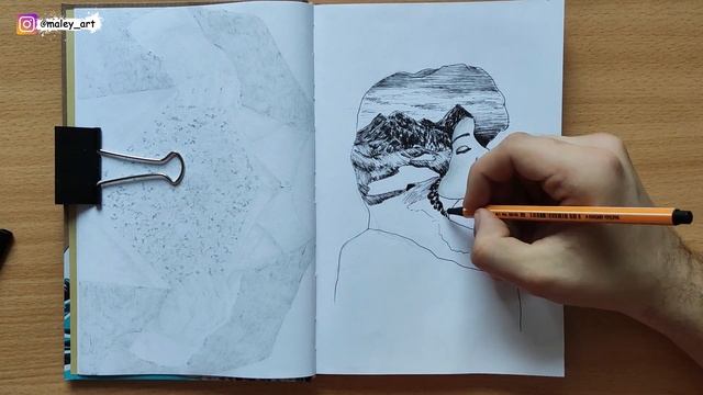 Рисую в СКЕТЧБУКЕ 5/80. Скетч "Свобода". Sketchbook art смотреть онлайн