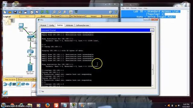 Lab 38 Standard Access List Block Access Telnet смотреть онлайн