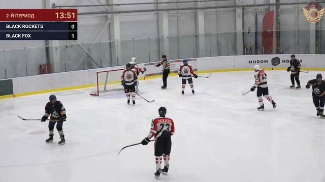 HC BLACK ROCKETS – HC BLACK FOX | Группа №1 | ЛД Солнцево смотреть онлайн
