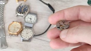 в механизме от часов ссср есть золотишко