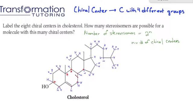 How To Find Chiral Centers (Stereocenters) In Cholesterol смотреть онлайн