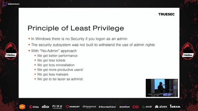 Sami Laiho - Cornerstones of Windows Security - HelSec Meetup November 2022 смотреть онлайн
