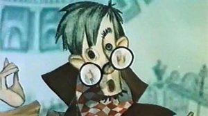 Полный зануда без памяти, с Бассейной. 
Вот такой рассеянный с улицы Бассейной.
На стихи Маршака!