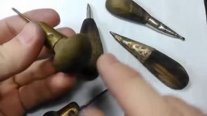 Азы ручной гравировки штихелем . Часть №1(делаем штихель ,затачиваем и первые упражнения)