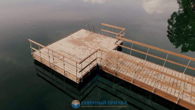 Причал в коттеджном поселке Сосновый пляж