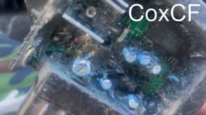 Вскрываем коммутатор ямаха CoxCF