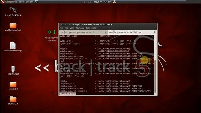 Wordlist with crunch смотреть онлайн