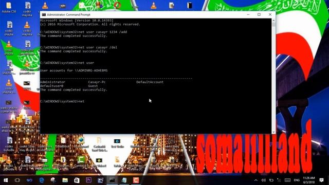 Casharkii 1aad sidee loo sameeyaa pc user in ka yar 40 seconds anoo istcmaalaya daaqada madow ee CM смотреть онлайн