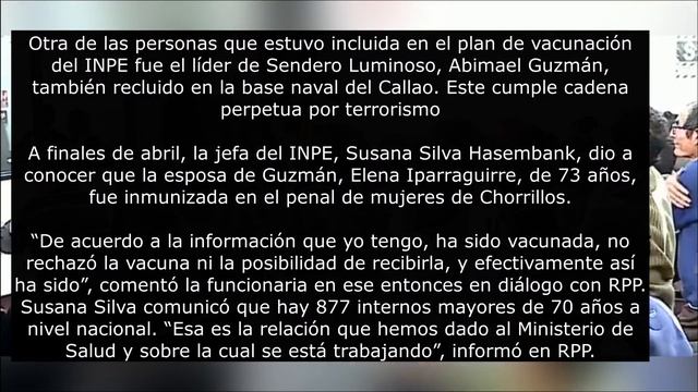Alberto Fujimori y Vladimiro Montesinos Fueron vacunados contra la COVIC-19 смотреть онлайн