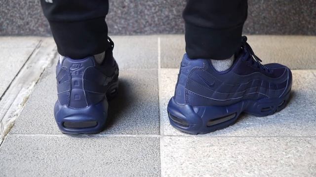 Nike Air Max 95 Essential Full 'Midnight Navy' On-feet смотреть онлайн