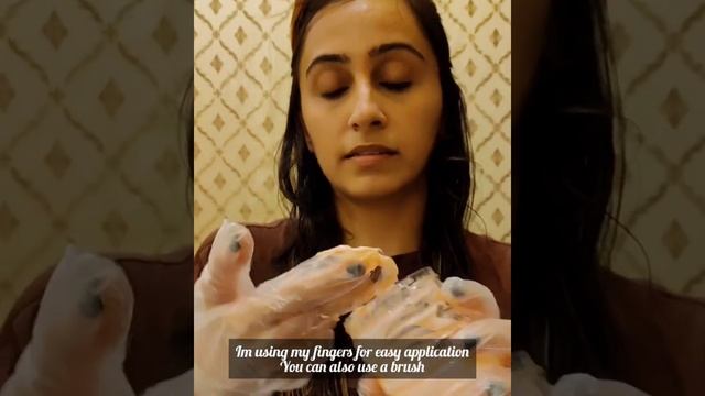 Hair Color Transformation | Garnier Hair Color At Home | Tutorial | Red | Coconut Oil | #shorts смотреть онлайн