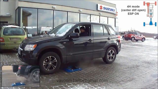 Suzuki Vitara 2016 против Suzuki Grand Vitara 2.7 V6 на роликах