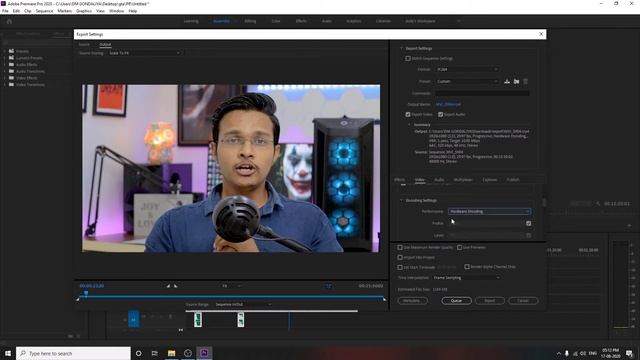 YouTube Video Export Setting in Adobe Premiere Pro📷 [Hindi] смотреть онлайн