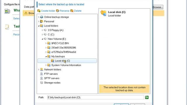 Acronis Backup: Recovering in disk mode смотреть онлайн