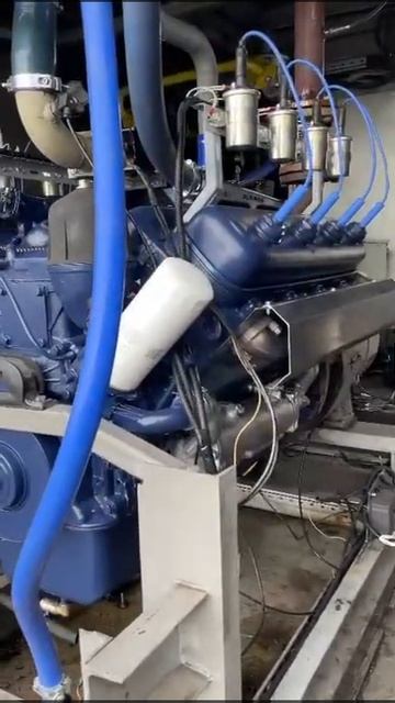 Обкатка газового мотора ЯМЗ V8 смотреть онлайн