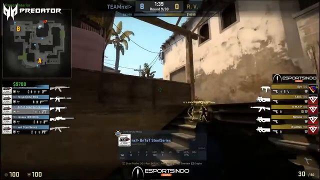 Predator CS:GO Online Competition - TEAM Nxl vs RV смотреть онлайн