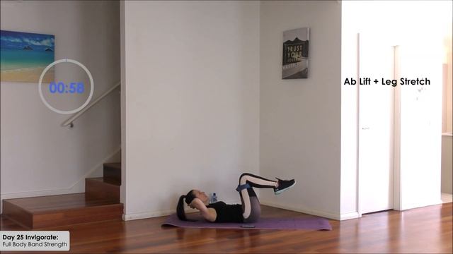*DAY 25 INVIGORATE || 40 Minute Resistance Band Full Body Band Strength | Strengthen & Tone смотреть онлайн