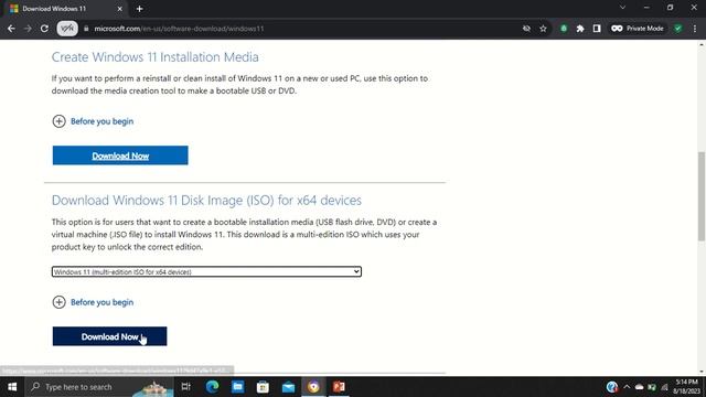 How to Download Windows 11 ISO file from Microsoft Official смотреть онлайн