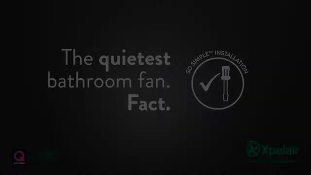 Xpelair Simply Silent Contour Bathroom Fan  - The Quietest Bathroom Fan  Fact