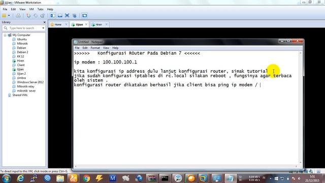 Konfigurasi router di debian смотреть онлайн