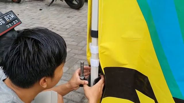 Tenda Lipat Hexa 3mx3m Berkah Sari Karya Lampung смотреть онлайн