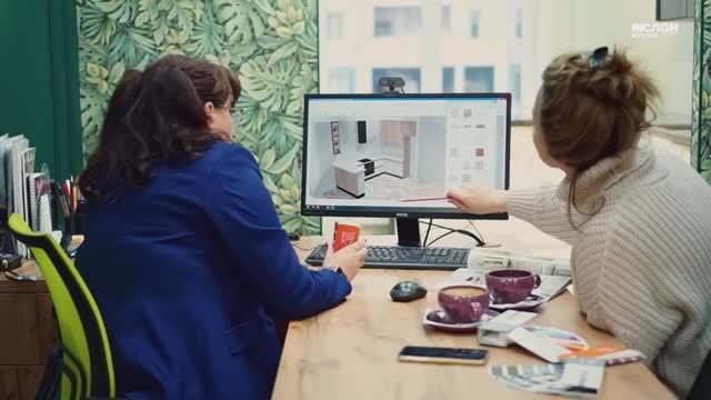 Заказ в салоне мебельной фабрики 