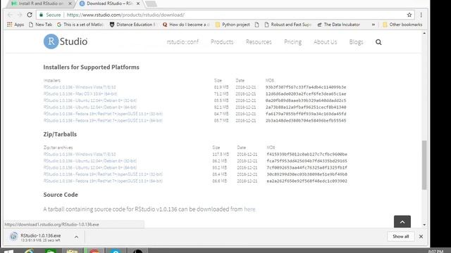 Install R and RStudio on Windows 7, 8, and 10 смотреть онлайн
