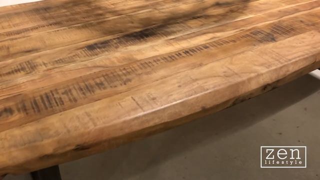 Industriële Boomstamtafel Riff смотреть онлайн