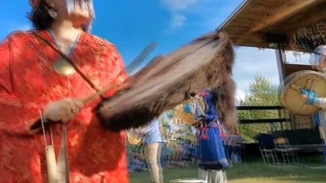 Шаманы - обряд очищения на фестивале Перволетье смотреть онлайн