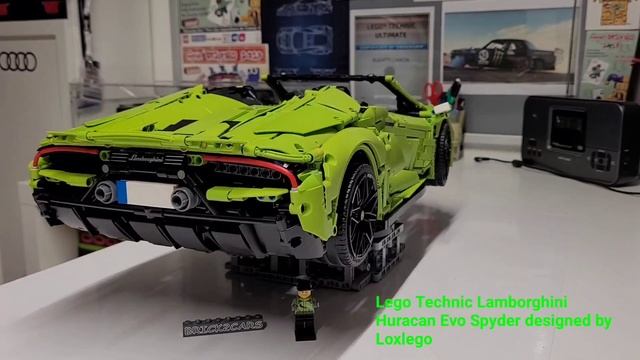 Lego Technic Lamborghini Huracan Evo Spyder designed by @lachlancameron / LoxLego смотреть онлайн
