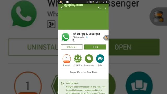 How to install whatsapp messenger on your device.. смотреть онлайн