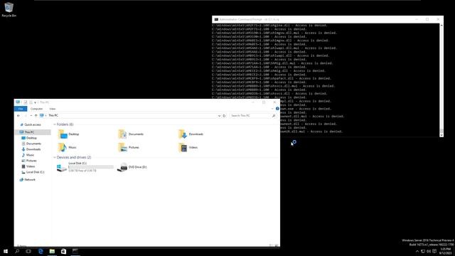 Destroying Windows Server 2016 Build 14273! смотреть онлайн