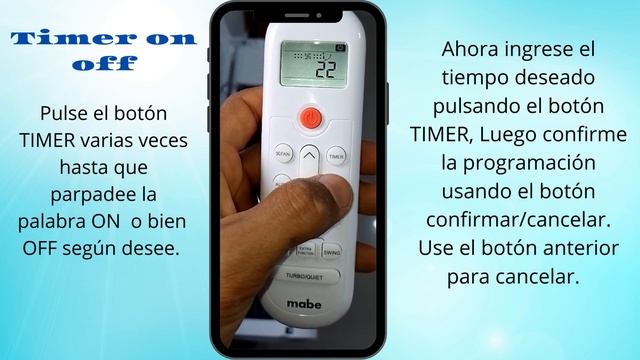 bloqueo+modo auto, cool, fan, dry+turbo, quiet, sleep, swing, timer, eco, my temp del control mabe смотреть онлайн