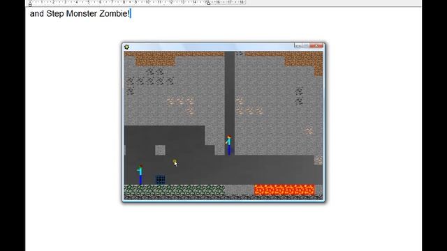 My Game Maker Game-Windows Vista-Game Minecraft 2D(test 2) смотреть онлайн