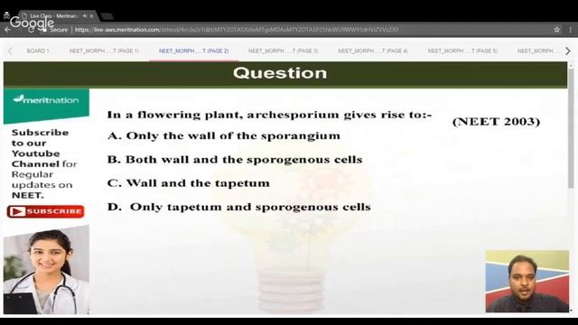 Meritnation NEET Bytes (Biology): Morphology of Flowering Plants смотреть онлайн