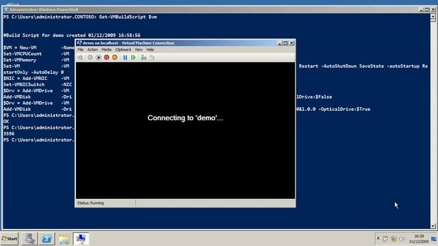 Hyper-V module for Powershell - intro , with Powershell remoting смотреть онлайн
