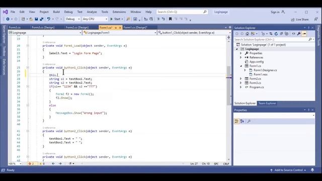 How to Hide & show a Window Form using visual studio 2019 || C# Tutorial - 4 || By:- Ankit Jain смотреть онлайн