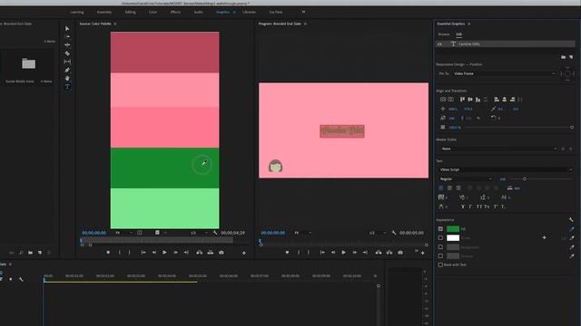 How to use the Essential Graphics Panel in Adobe Premiere Pro смотреть онлайн