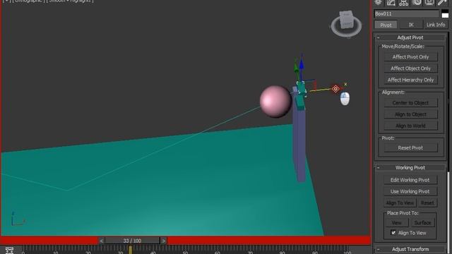 3D Studio Max - Basics Tutorial - How to make a simple animation смотреть онлайн