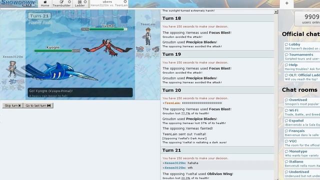 Uber Tier With Xerneas & Friends - PART 3 -Pokemon Showdown Ladder to No.1 смотреть онлайн