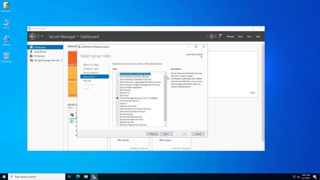 2- Windows Server 2022 Active Directory Kurulumu (Domain Controller Kurulumu) смотреть онлайн