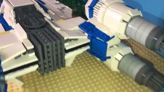 LEGO Star Wars Scarif Moc / CUSTOM U-Wing Display! смотреть онлайн