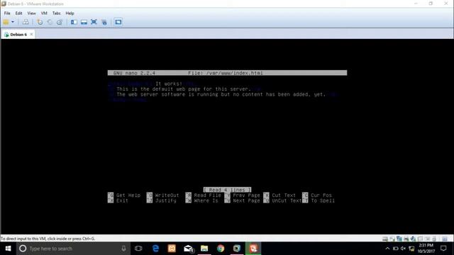 WEB SERVER Debian смотреть онлайн