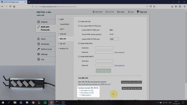 Control NETIO smart power sockets with AN20: XML HTTPs protocol смотреть онлайн
