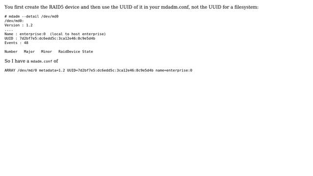 DevOps & SysAdmins: mdadm: Disk configuration by UUID (3 Solutions!!) смотреть онлайн