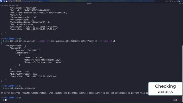 AWS Cloud Security Lab Walkthrough: Overly Permissive Permission I смотреть онлайн