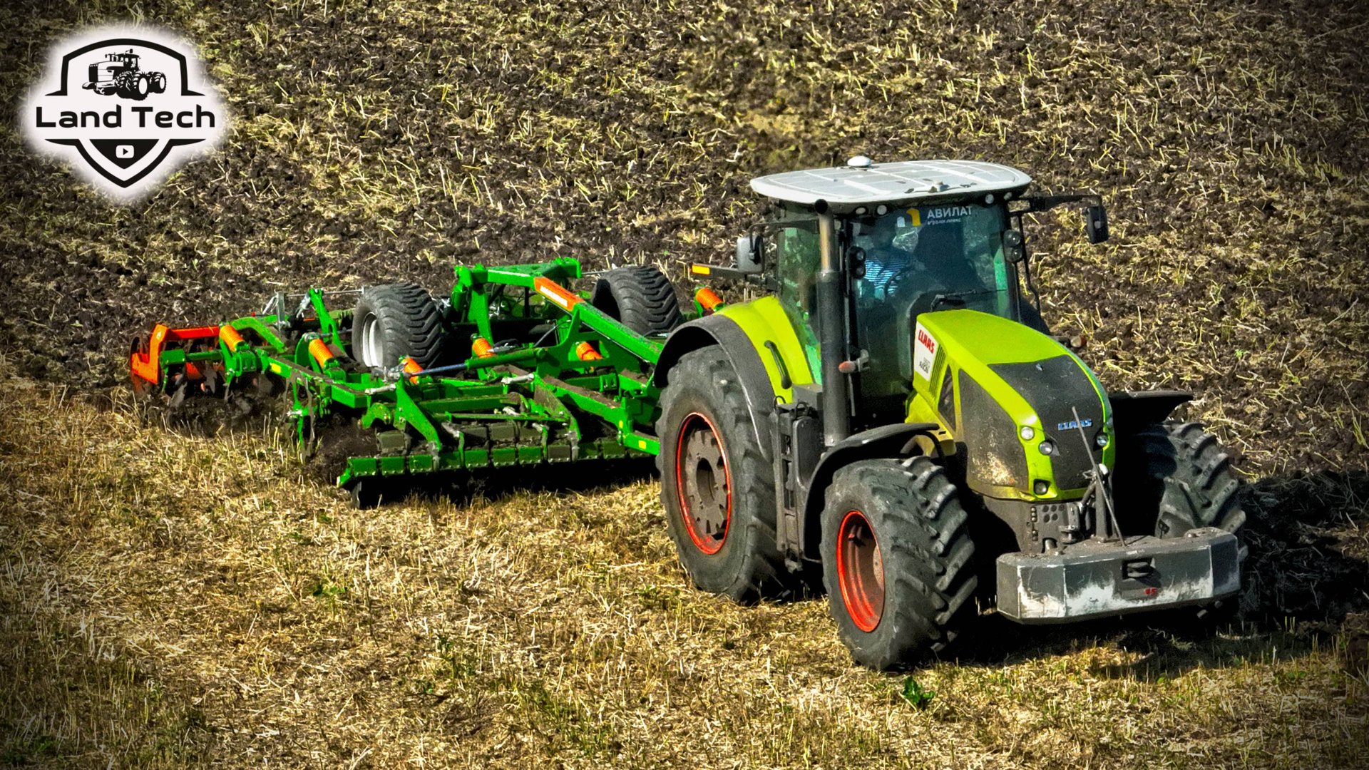 Обработка переуплотненной почвы: новый AMAZONE Ceus 5000 и трактор CLAAS Axion 950! Обзор! смотреть онлайн