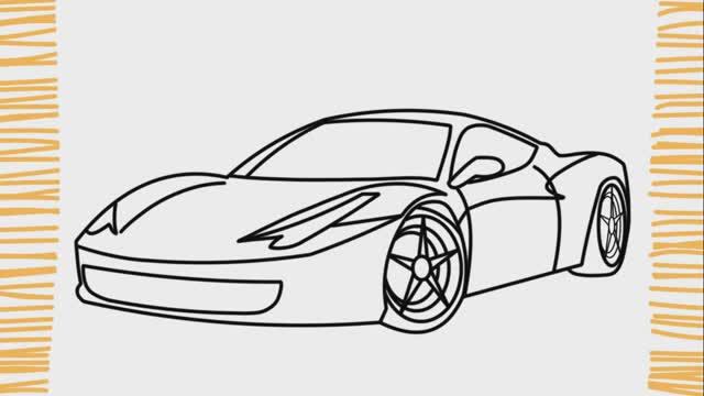 Как нарисовать ФЕРРАРИ смотреть онлайн