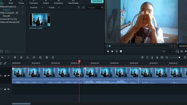 Tutorial- Como ESTOURAR o AUDIO no Filmora 9 смотреть онлайн